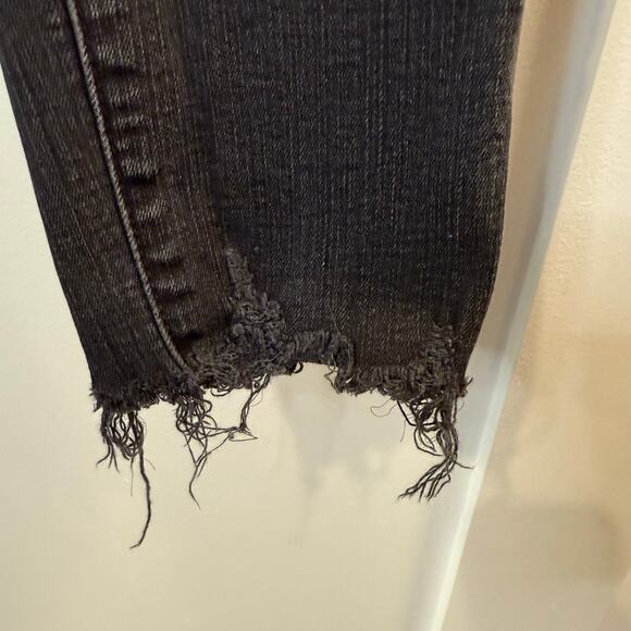 Madewell Women’s Faded Black High Rise Skinny Jeans Size 24P - Picture 6 of 8